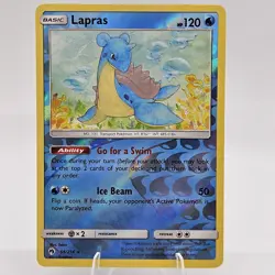 Lapras - 56/214 - Lost Thunder - Reverse Holo Rare - NM/M - Image 1