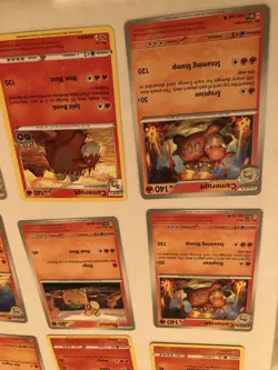 Lot Of 10 Numel and Camerupt Pokemon Cards - Image 2