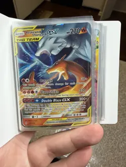 Pokemon Mini Binder Collection Charizard Tag Team GX, Art Rare, Etc 25 NM Cards - Image 1