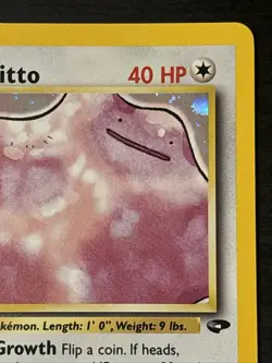 Koga's Ditto 10/132 Gym Challenge Holo Pokemon Card Holo Rare Wotc Nm - Image 3
