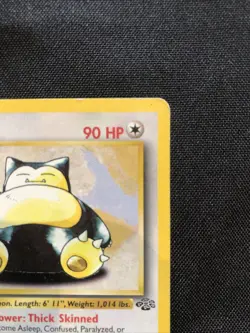 Pokemon Snorlax 27/64 Non-Holo Jungle Set (1999) - Image 5