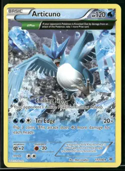 ✰ ARTICUNO 17/108 RARE ROARING SKIES POKEMON ✰ MP - Image 2