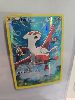Pokemon Latias XY78 Full Art Promo Holo 90 HP Card TCG Dragon (LOOK) - Image 1
