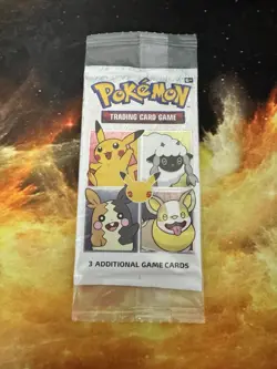 SEALED Pokemon General Mills 25th Anniversary Booster Pack - 3 Cards/Pack - NEW - Image 1