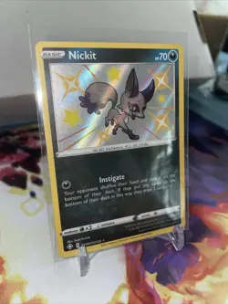 Nickit - SV081/SV122 - Pokemon Shining Fates Sword Shield Shiny Rare Card NM - Image 1