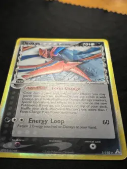 Deoxys Delta Species #3/110 EX Holon Phantoms Holo Pokemon Card - Image 2