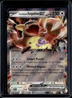 2026 Pokemon Ascended Heroes Team Rocket's Kangaskhan ex Double Rare #162/217 - Image 1
