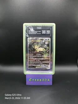2023 Pokemon Sword Shield Crown Zenith #GG35 Full Art Leafeon VSTAR TAG 10 - Image 2