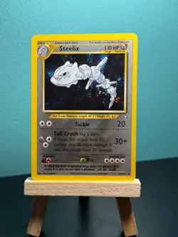 Steelix Pokemon Neo Genesis 15/111 Unlimited Edition Holo Rare Vintage - Image 1