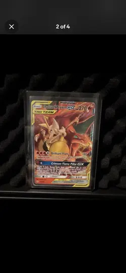 Pokemon TAG TEAM GX Holo Card Lot - Charizard, Eevee, Espeon, Umbreon, Reshiram - Image 2