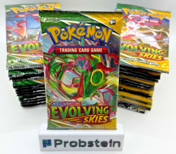 Lot of (35) Pokemon TCG Sword & Shield Evolving Skies Booster Packs NEW - Image 1