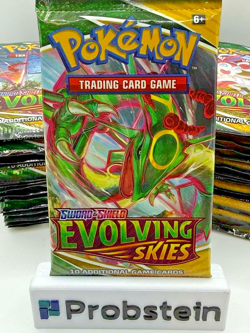 Lot of (35) Pokemon TCG Sword & Shield Evolving Skies Booster Packs NEW - Image 2