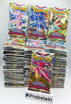 Lot of (107) Pokemon TCG Sword & Shield Astral Radiance Booster Packs SEALED - Image 1