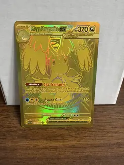 Mega Dragonite Ex 295/217 GOLD HYPER RARE POKEMON ASCENDED HERO Read Description - Image 1