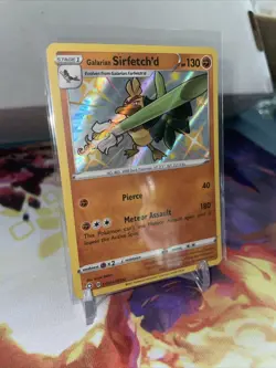 Galarian Sirfetch'd SV64/SV122 Shining Fates Shiny Vault Holo Pokemon Card NM - Image 1
