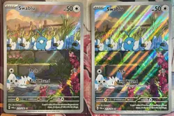Swablu Illustration Rare Holo - 213/182 - Paradox Rift Pokemon 2023 - Image 3