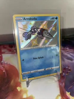 Arrokuda - SV031/SV122 - Pokemon Shining Fates Sword Shield Shiny Rare Card NM - Image 1