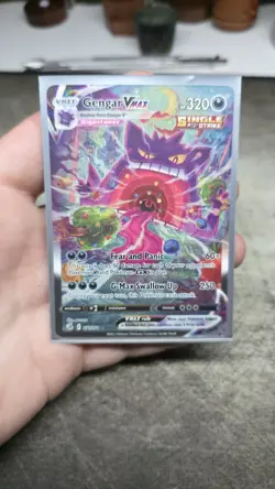 Pokemon Gengar VMAX Alternate Art Secret Rare Fusion Strike Holo 271/264 - Image 2