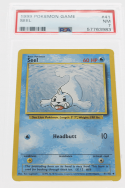PSA 7 NEAR MINT 1999 Pokemon Game Base #41 Seel !!! - Image 1