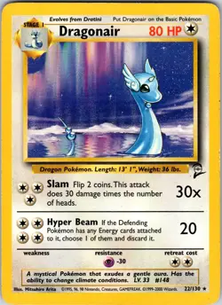 Dragonair 022/130 Base Set 2 Pokemon LP Normal - Image 1