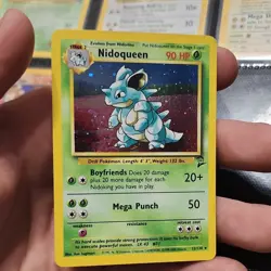Pokemon Nidoqueen Jungle Holo Rare Card 7/64 90 HP Stage 2 English 2000 WOTC - Image 1