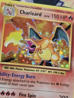 Charizard 11/108 Evolutions Pokemon Card Rare Holo LP - Image 2