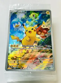 Pokemon Pikachu SVP027 Pokemon Center Stamped Scarlet & Violet Promo SEALED 💎 - Image 1