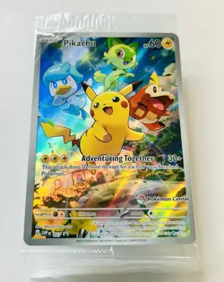 Pokemon Pikachu SVP027 Pokemon Center Stamped Scarlet & Violet Promo SEALED 💎 - Image 2