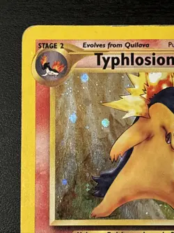 Typhlosion 17/111 Neo Genesis Unlimited Holofoil Holo Rare Pokemon TCG T17 Mp - Image 2