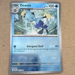Pokemon Dewott 022/086 Sv: White Flare Stage 1 Master Ball Pattern Holo HP100 - Image 1