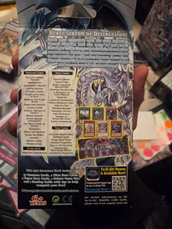 YuGiOh Saga of Blue-Eyes White Dragon Structure Deck Unlimited Edition Sealed - Image 2