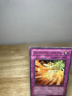 Yugioh Phoenix Wing Wind Blast FET-EN053 Rare Yugioh Trading Card TCG Konami LP - Image 2