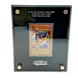 Yu-Gi-Oh! TCG Stainless Steel Dark Magician Girl Card NEW Auction #3 - Image 1