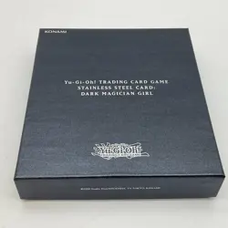 Yu-Gi-Oh! TCG Stainless Steel Dark Magician Girl Card NEW Auction #3 - Image 2