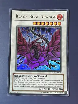 Yugioh Black Rose Dragon CSOC-EN039 Ultra Rare Unlimited VLP/NM - Image 1