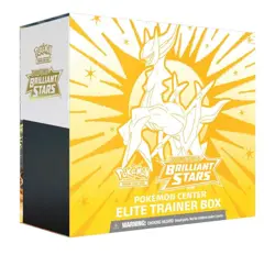 Pokemon TCG Sword Shield Brilliant Stars Pokemon Center Elite Trainer Box SEALED - Image 1