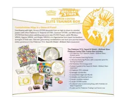 Pokemon TCG Sword Shield Brilliant Stars Pokemon Center Elite Trainer Box SEALED - Image 2