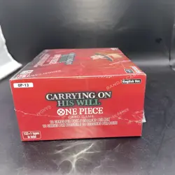One Piece OP-13 Carrying On His Will Booster Box Factory Sealed 24 Packs - Image 4