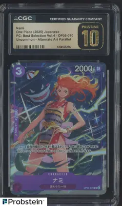 2025 One Piece Japanese Vol. 4 OP09 Nami Alternate Art CGC 10 PRISTINE - Image 1