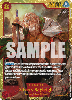 One Piece TCG - OP08-118 - Silvers Rayleigh - Secret Rare - Image 2