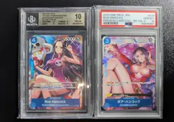 2x Boa Hancock One Piece PSA BGS Holo Foil Card Lot Bulk Graded English Japanese - Image 1