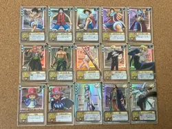 one piece carddass hyper battle Foil Holo anime card 15set 2002 - Image 1