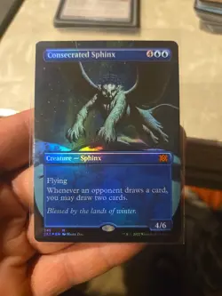 Consecrated Sphinx (Borderless) Double Masters 2022 Foil Never Played Nm/M - Image 1