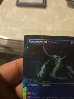 Consecrated Sphinx (Borderless) Double Masters 2022 Foil Never Played Nm/M - Image 2