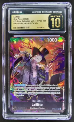 2025 ONE PIECE LAFFITTE RARE ALT ART OP09-095 CGC 10 PRISTINE A PT - Image 1