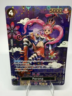 Perona SP Alternate Art OP06-093 The Azure Sea’s Seven English - One Piece CCG - Image 1