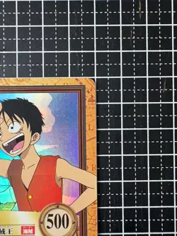 1999 One Piece Carddass Hyper Battle Monkey D Luffy Bandai C01 Vintage - Image 4