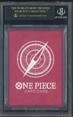 2023 One Piece Japanese OP03 Alternate Art #021 Black L BGS 10 BLACK LABEL - Image 2