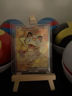 Pokemon TCG Perfect Order Meowth Ex 107/88 SR Full Art Mint Condition - Image 1