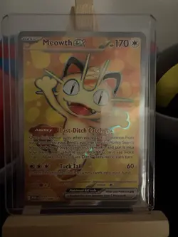 Pokemon TCG Perfect Order Meowth Ex 107/88 SR Full Art Mint Condition - Image 2